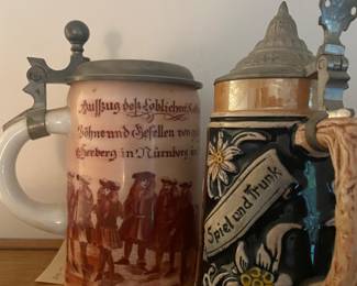 Vintage steins
