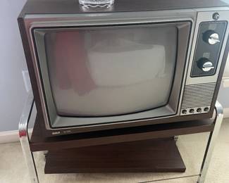 Vintage TV and stand