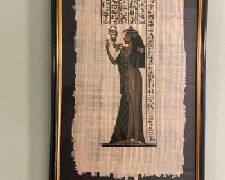 Egyptian papyrus art