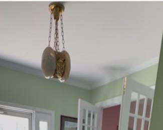 Antique 1850’s art deco chandelier. 