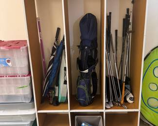 open locker style storage 