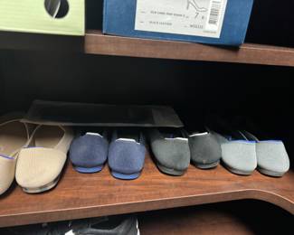 several pairs of Rothy's