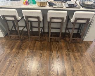 4 pc Nathan James Gracie barstools - absolutely stunning 