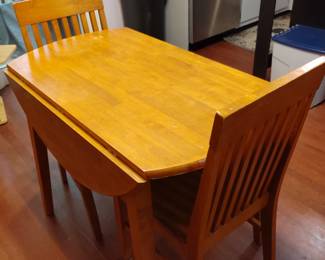 Small table with 4 matching chairs