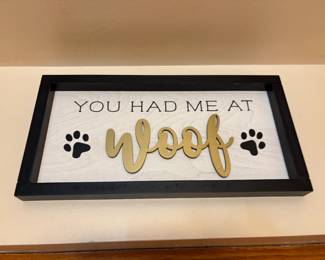 . . . and dog signage