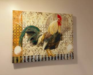 . . . rooster -- the first of many!