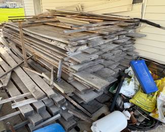 . . . rough-sawn pine and lots of it!