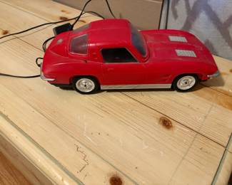 . . . vintage remote-control Vette