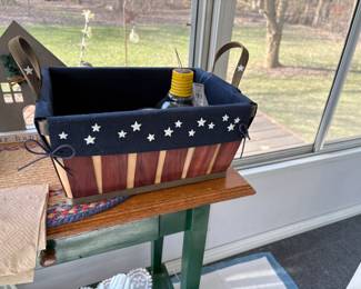 . . . patriotic basket