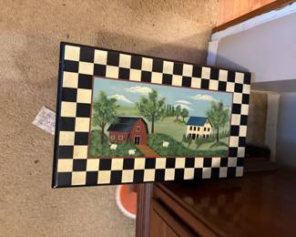 . . . farm art Grandma Moses style