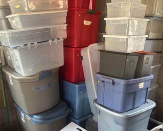 Storage bins of all sizes