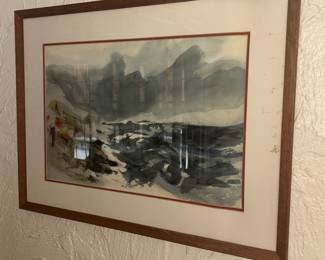 Water color wall art