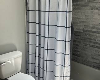 Black & White Shower Curtain