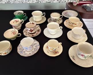 Tea Cups and Saucers