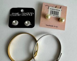 Earrings, bracelets