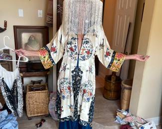 Chinese silks - and Burning man outfits!