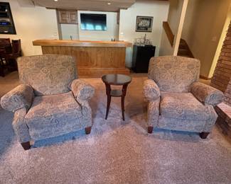 (2) Comfy Upholstered Chairs