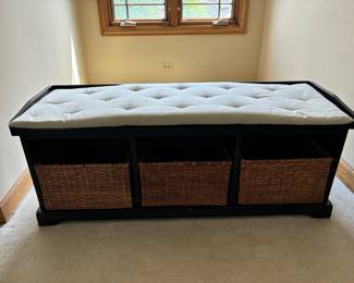 Black Cubby w/Baskets, Pad