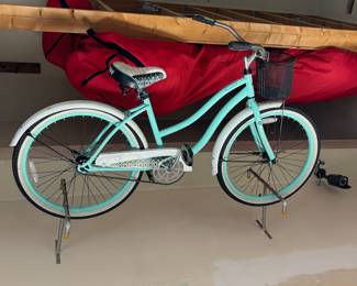 Aqua Huffy Bike
