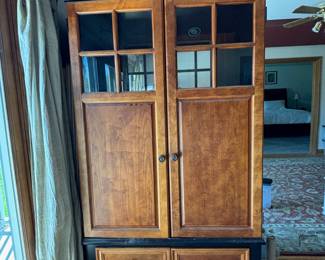Green & Parquet Cabinet