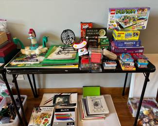 Games, Art Supplies