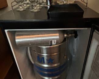 Black Keg Refrigerator