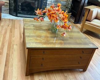 Stickley Table, 3 Drawers