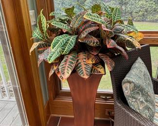 Tall Wooden Planter (2)