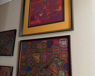 #67 - $36 to $48 each - Molas from Panama (6)