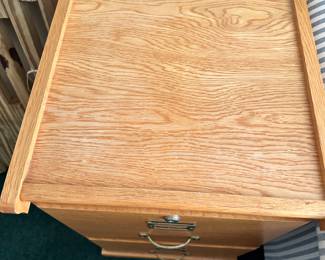 #79 - $60 - Pine file cabinet 16wx16dx27t