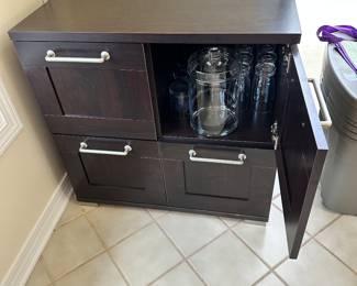 #6 - $80 - Cabinet Drawers cabinet stainless handles make a great small bar 30wx20dx30t