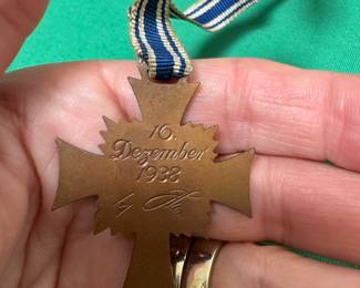 #128 - $ 175 - State decoration for bearing 4 -5 Bronze