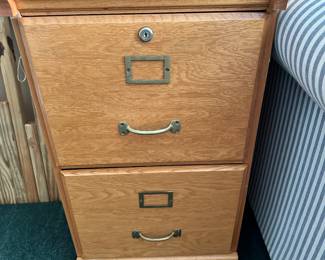 #79 - $60 - Pine file cabinet 16wx16dx27t