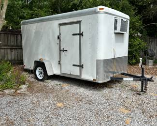 #99 - $1500- Trailer 2013 enclosed LARK - AC unit - 950lbs Model VT612SA