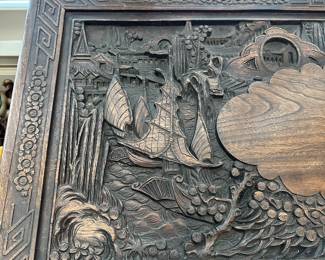 #39 - $300 -Carved chest from Korea 40wx20dx23t