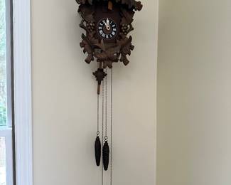 #5 - $160 - Cuckoo clock working condition German purchased at store River City 15tx10w