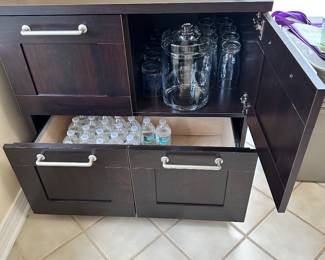 #6 - $80 - Cabinet Drawers cabinet stainless handles make a great small bar 30wx20dx30t