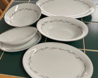 #121 - $200 - Vintage Noritake Graywood China, active pattern 1959 -1971 - 112 pieces