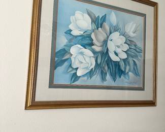 #89 - $200 - Peggy Myrick Knight Magnolias print 744/1000 36x31