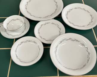 #121 - $200 - Vintage Noritake Graywood China, active pattern 1959 -1971 - 112 pieces
