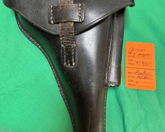 #124 - $195 - German Kernk Berlin 1930s leather holster