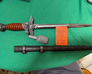 #122 - $85 - WW II 3rd Reich Fantasy dagger edged weapon