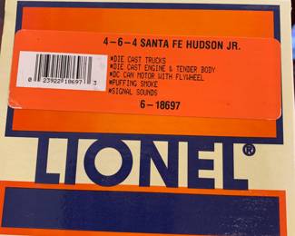 Lionel 6-18697, 4-6-4 Santa Fe Hudson Jr.