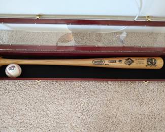 50th Anniversary Louisville Slugger collector’s bat: Orioles World Series winners 1966, 1970, and 1983.