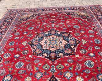Persian rug: 10'5" x 14'9