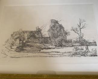 Cottages & Farm w/COA by Armand Durand