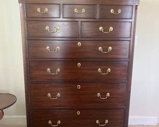 Henkel Harris tall boy dresser, 45 x 24 x 65
