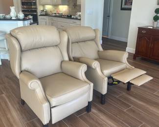Pair of reclining chairs