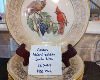 Lenox Limited Edition Boehm Bird Plates