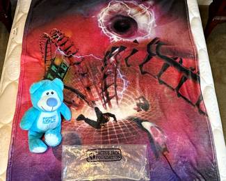 Travis Scott x. Astroworld Merch - (Blanket & Teddy Bear)